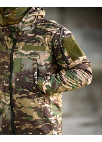 Тактичний чоловічий зимовий костюм 5 в 1 SoftShell мультикам No Brand
