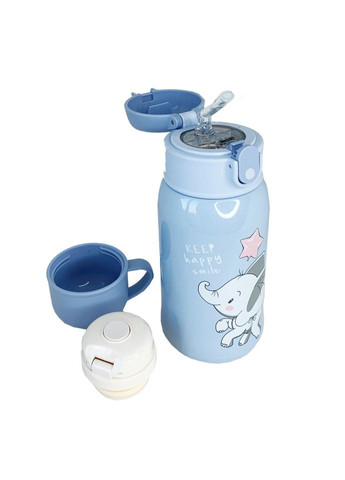 Термос-поїльник з силіконовою трубочкою Слоненя MGZ-0315(Elephant) 560 мл Megazayka (301425057)