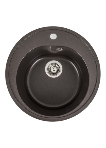 Гранитная мойка для кухни LUNA 510 матовая Темная скала Valeso (358059889)