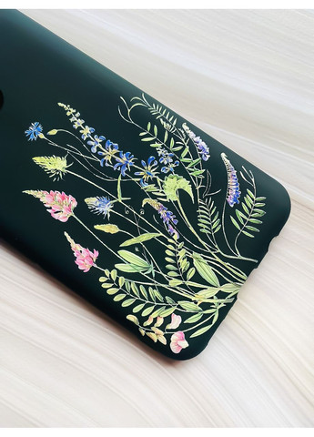Матовый чехол на Samsung Galaxy A24 Черный:: Цветочная идиллия (принт 382) CASE CONTROL (360671318)