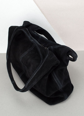 Сумка женская шопер замшевая 03790 черная Virginia Conti (314945275)