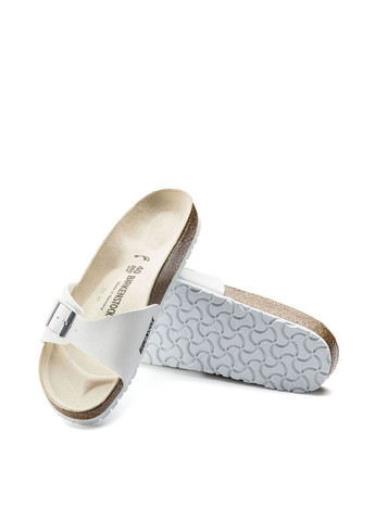 Жіночі Шльопанці 40731 Білий Екошкіра Birkenstock (368527835)