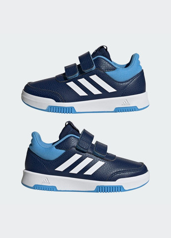 Синие всесезонные кроссовки tensaur hook and loop adidas