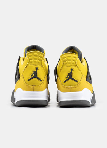 Кроссовки женские и мужские Nike Air Jordan 4 Retro SE yellow | Найк Аир Джордан 4 желтые No Brand жёлтые всесезоны (315006218)