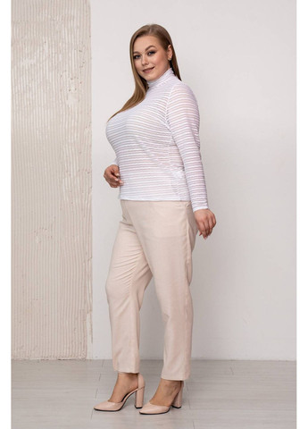 Гольф из стрейч-сетки ТЕЗ белый 60 Tatiana (349442015)