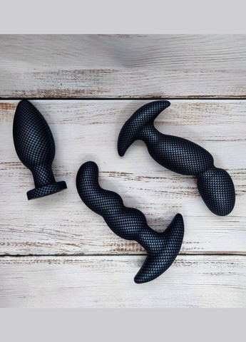 Анальна пробка з вібрацією 3в-1 SPARK IGNITION PRV-02 CARBON FIBER Blush (297399893)