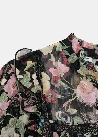 Комбінована блузка Zara