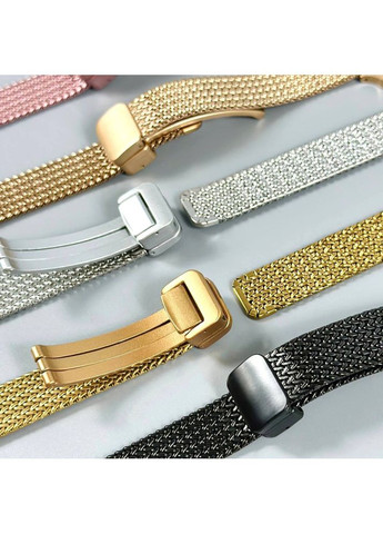 Ремінець браслет Stainless Metal для Apple Watch 38 / 40 / 41 / 42 mm Smart RSM0702 ремішок 13 мм металевий Silver Срібло No Brand (369136962)