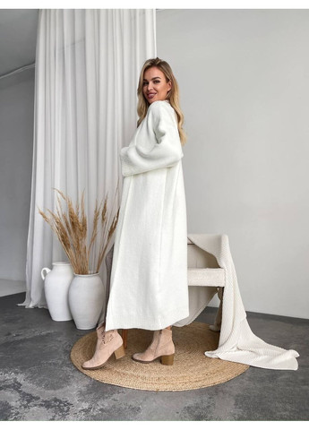 Молочный демисезонный кардиган No Brand