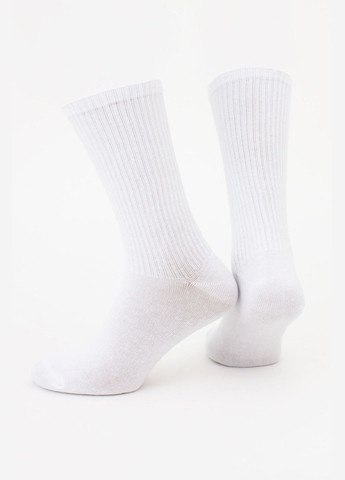 Белые носки классические Giulia однотонные (341328147)