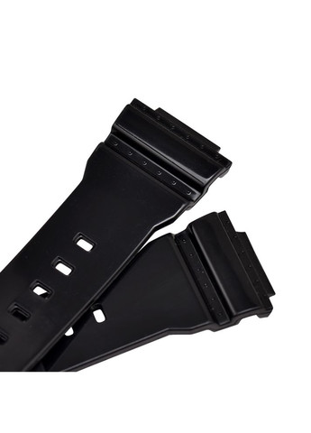 Ремінець для годинника Casio G-Shock чорний глянсовий поліуретановий для чоловіків жінок унісекс пряжка ProDobro (367266845)