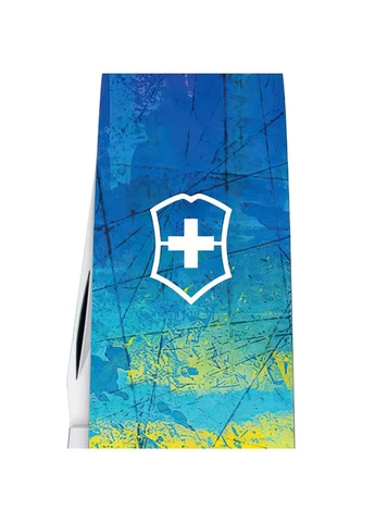 Ніж Spartan Ukraine 91мм,12функ,Жовто-синій малюнок Victorinox (385886839)