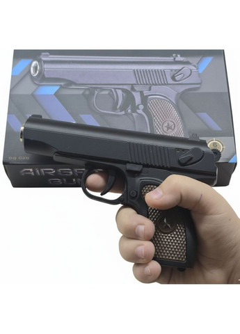 Страйкбольний металевий пістолет Макарова ПМ С28 кульки 6 мм Galaxy (367592479)