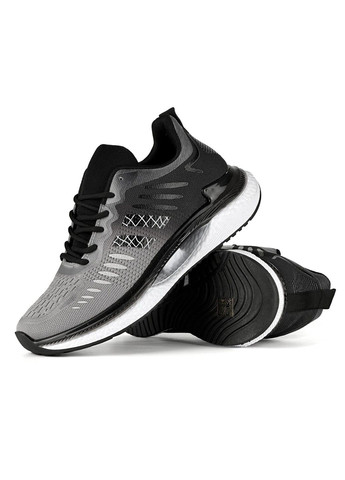 Сірі Осінні кросівки чоловічі сірі текстильні YZY