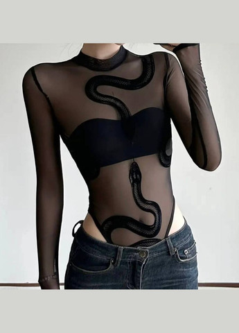 Прозрачный бодик из сетки, который не останется без внимания на твоем теле Adelante (342327871)