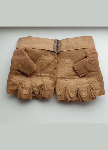 Тактические мужские перчатки без пальцев с твердыми костяшками No Brand (301535466)