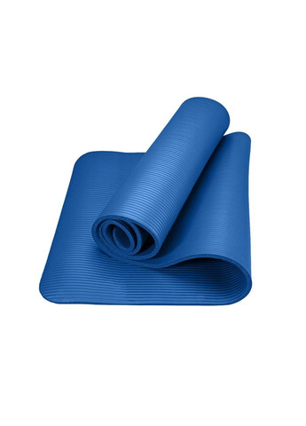 Килимок для йоги та фітнесу PS-4017 NBR Fitness Yoga Mat Plus Blue (180х61х1) Power System (315913519)