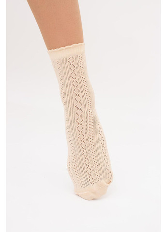 Бежеві шкарпетки жіночі Giulia абстрактні (366227436)