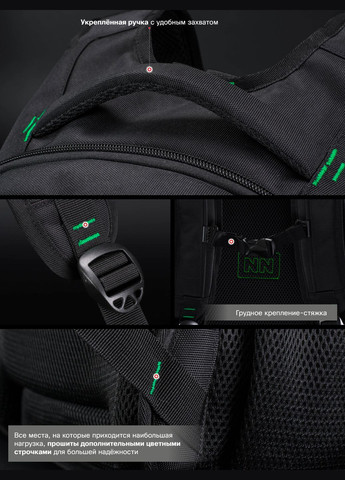 Рюкзак для подростков в школу с usb зарядным устройством для парней / SkyName (90-108 R) Winner (295544639)