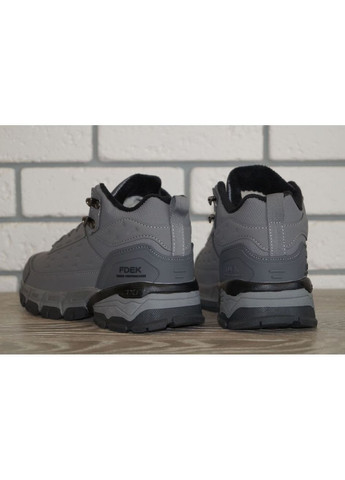 Серые повседневные, кэжуал зимние ботинки зимние подростковые серые FDEK