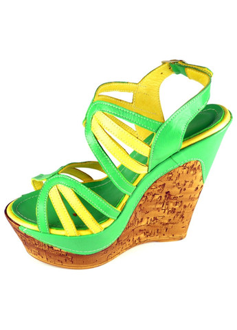 Комбинированные летние босоножки Guero