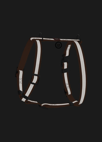 Шлей для собак водостойкий анатомический Waterproof с QR-паспортом, М, Ш 20 мм, А 40-66 см, В 50-80 см, оранжевый WAUDOG (322643144)