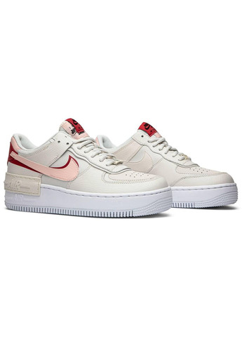 Білі кросівки air force 1 shadow phantom Nike