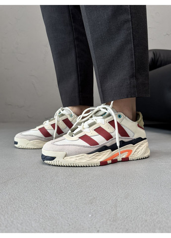 КРОСІВКИ ЖІНОЧІ ADIDAS NITEBALL BEIGE / BORDO / GREEN АДІДАС НАЙТБОЛ No Brand сірі демісезони (368862116)