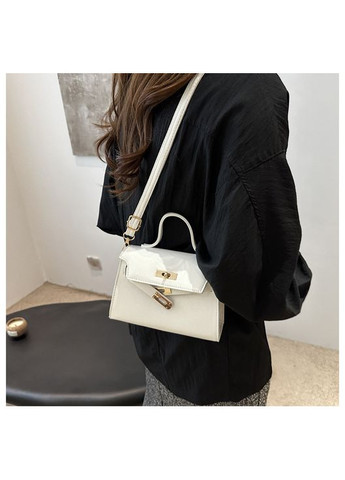 Женская сумка 6184 кросс-боди белая No Brand (313235622)