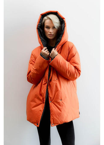 Чорна демісезонна двостороння куртка 2091.5461 Seventeen