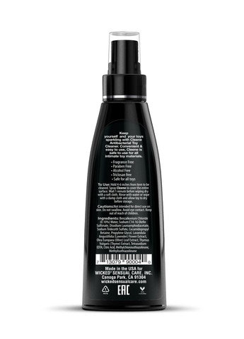 Очиститель WICKED ANTIBACTERIAL TOY CLEANER 120ML Wicked Sensual Care (298919668)