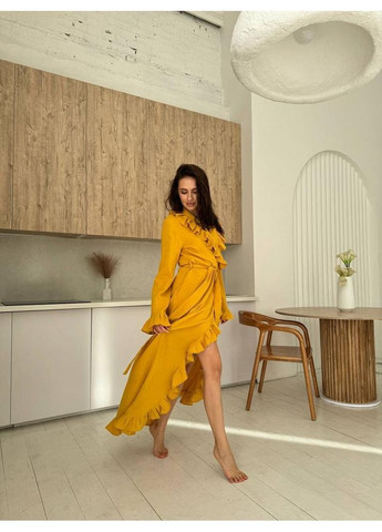 Халат рюши муслин, горчица Lavender (366665693)