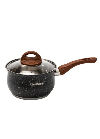 Набір посуду для приготування із нержавіючої сталі 10 предметів чорний HP33530B Yiwu (353504048)