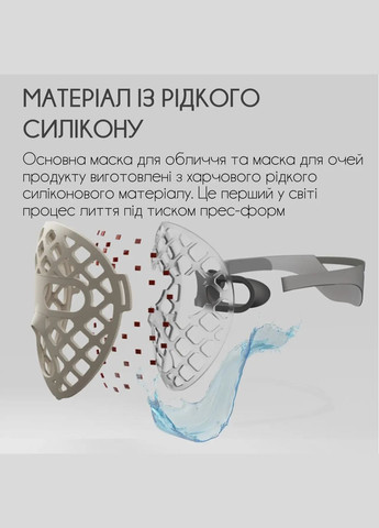 Світлодіодна маска Swan для покращення шкіри обличчя з 4 типами світла біла No Brand MSY- F 3.0 (304404010)