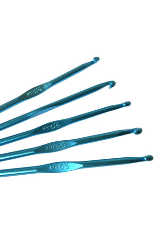 Крючок для вязания металлический цветной №5/15см FROM FACTORY KС05 (335395900)