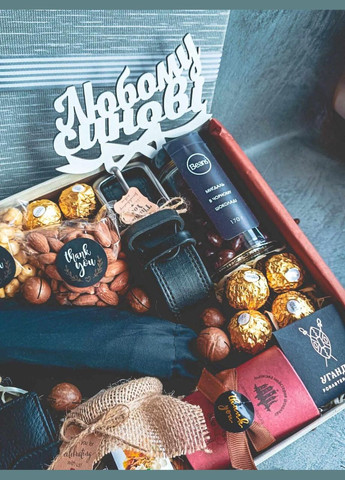 Подарунковий бокс для чоловіка для військового для керівника на день народження другу батьку коханому чоловіку ST (315729010)