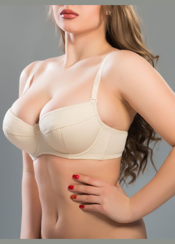 Бежевий бюстгальтер 65018 d Diorella з кісточками нейлон, еластан