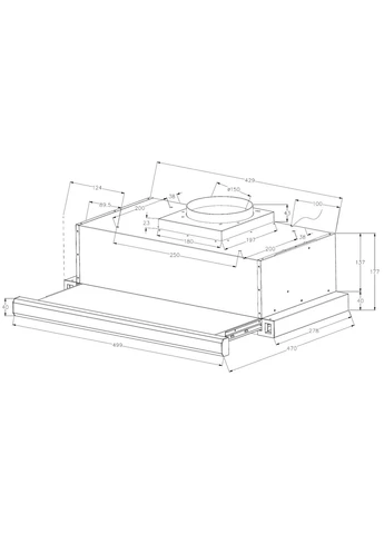 Вытяжка Neoslim 50 Inox 8107.407.1905 Fabiano (392433050)