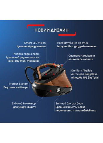 Праска-парогенератор Pro Express Vision GV9823E1 Tefal (362945501)
