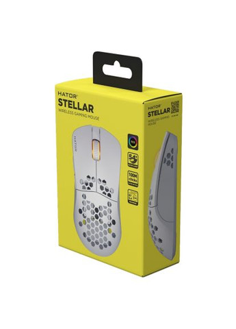 Мышка (HTM651) Hator Stellar Wireless/Bluetooth/USB White (366701717)