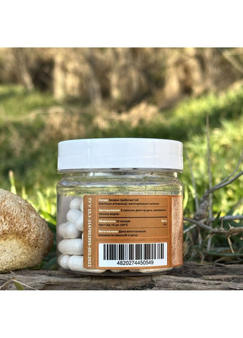 Ежовик гребенчатый в капсулах 60 шт по 0,4 г Лісовик (334293055)