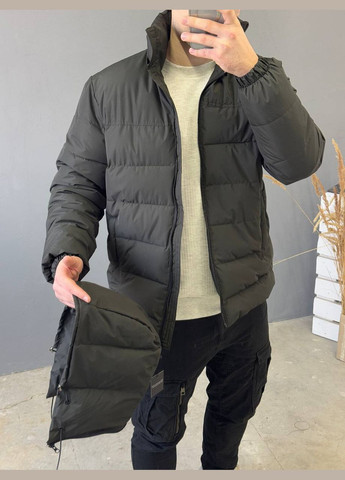 Черная демисезонная куртка пуховая демисезонная Vakko