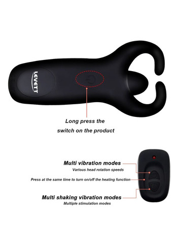 Массажер простаты Levett с двумя моторами, анальная пробка 3 в 1 с пультом, 20 режимов вибрации и пульсации STF (314860955)