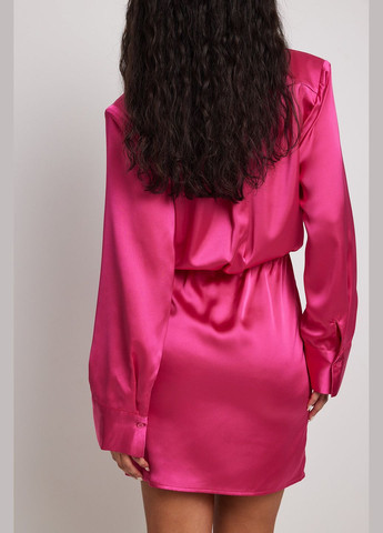 Темно-розовое платье демисезон,темно-розовый, NA-KD