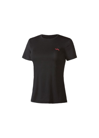 Чорна демісезон спортивна футболка з швидковисихаючої тканини для жінки 407238 чорний Crivit