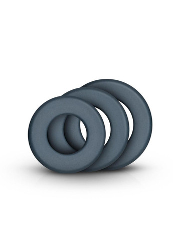 Набор ерекційних кілець 3-Piece Hefty Cock Ring Set Boners (297865634)