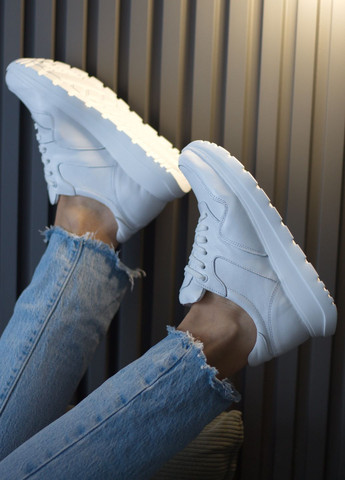 Кросівки жіночі з натуральної шкіри Zlett 3838 білі демісезони (258034579)