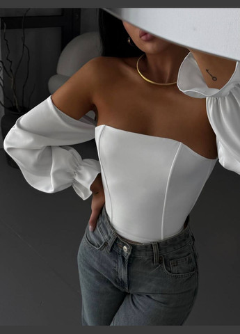 Жіночий корсетний топ з рукавами MonCher (330752392)