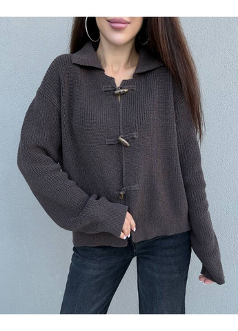 Коричневый демисезонный кардиган GD/GL Модний простір