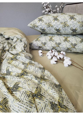 Постільна білизна Абстракція, ранфорс Полуторний розмір, наволочки 70/70 No Brand (364215244)